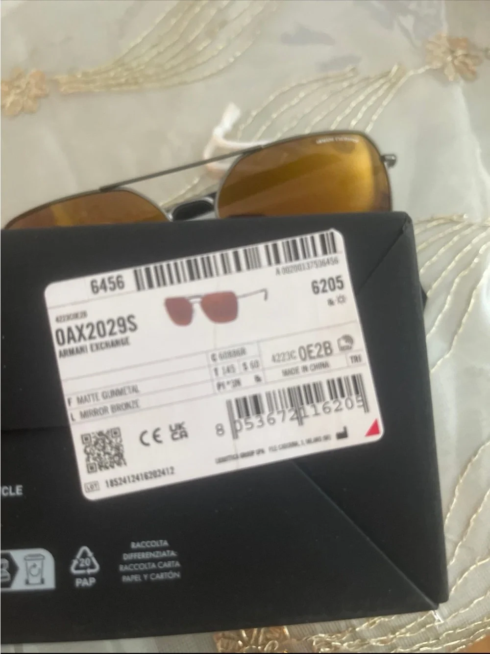 NWT Armani exchange sunglasses AX2029S - A360